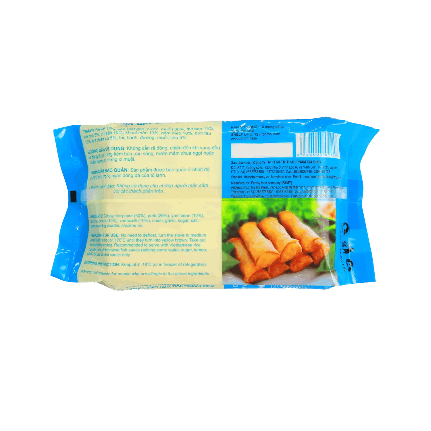 Chả giò xốp thit heo